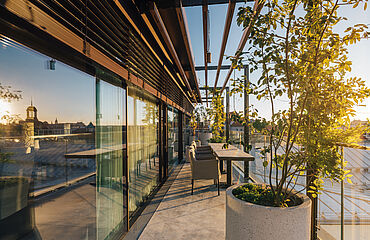 Hotel Bayerischer Hof Terrasse der Penthouse Garden Suite