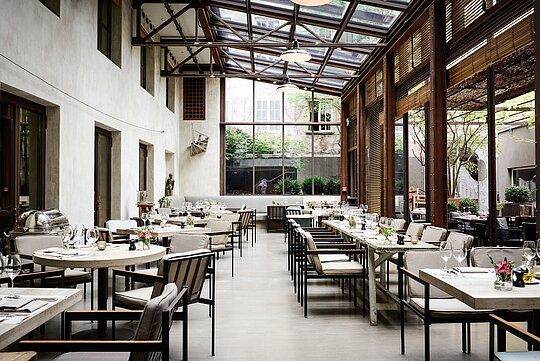 [Translate to Englisch:] Garden Restaurant